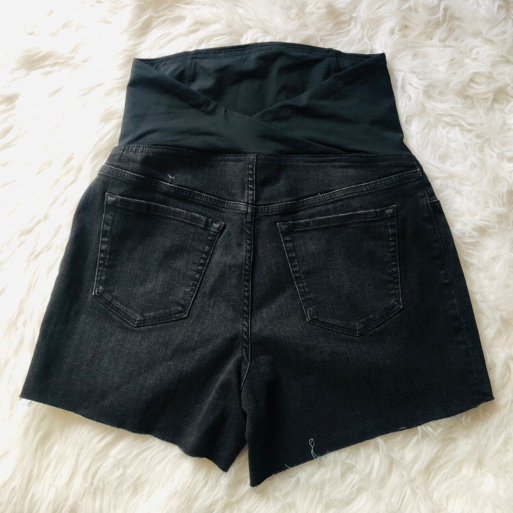 ISABEL MATERNITY Denim Shorts Black Size 6 - Picture 7 of 8
